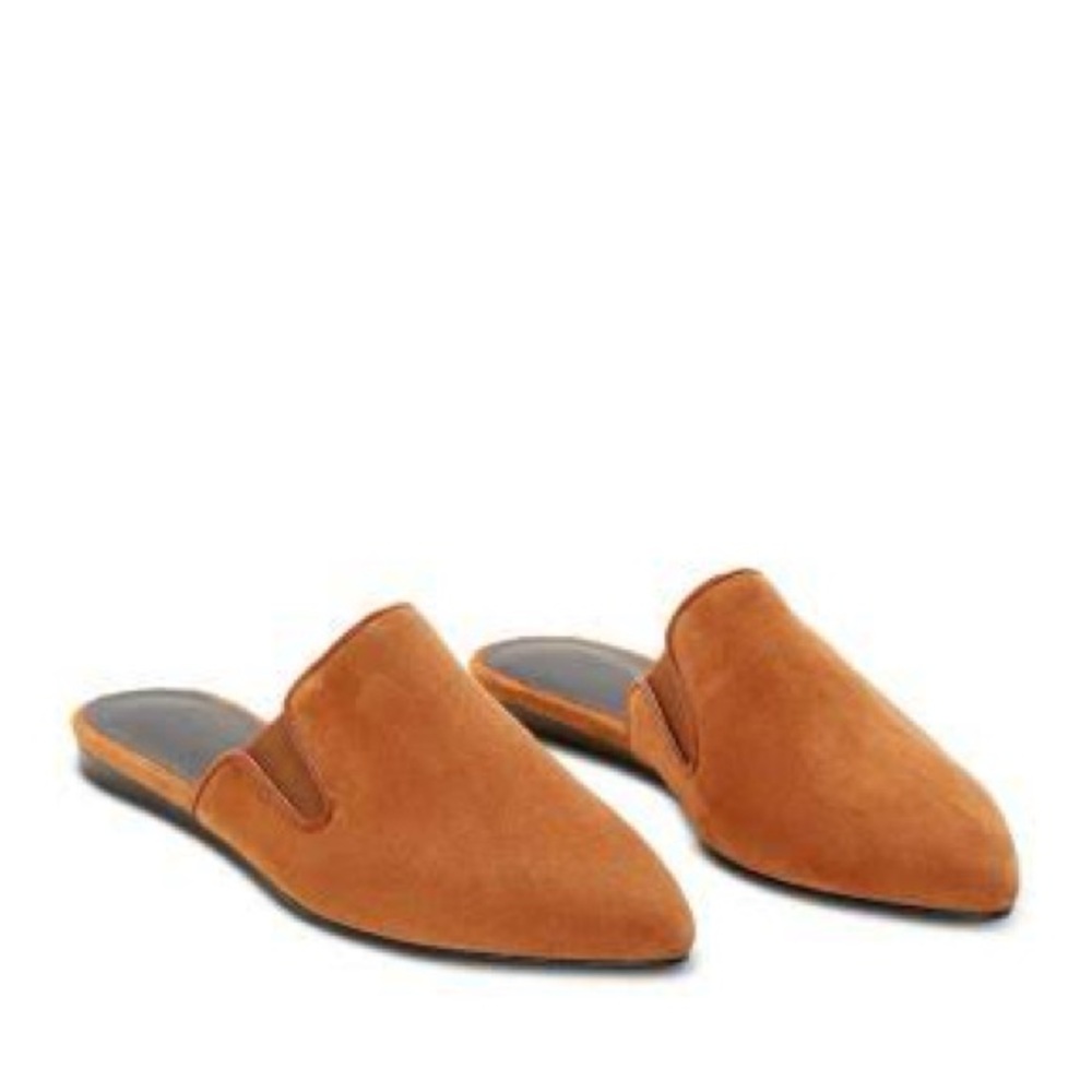 NWT Jenni Kayne Brown Suede Women's Mules 40